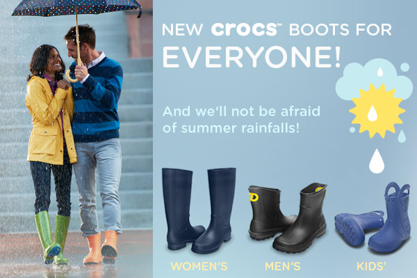 crocs wellie rain boot mens